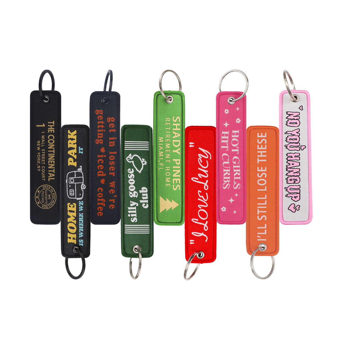Embroidery Quote - Quote Series Embroidery Keys Ring Luggage