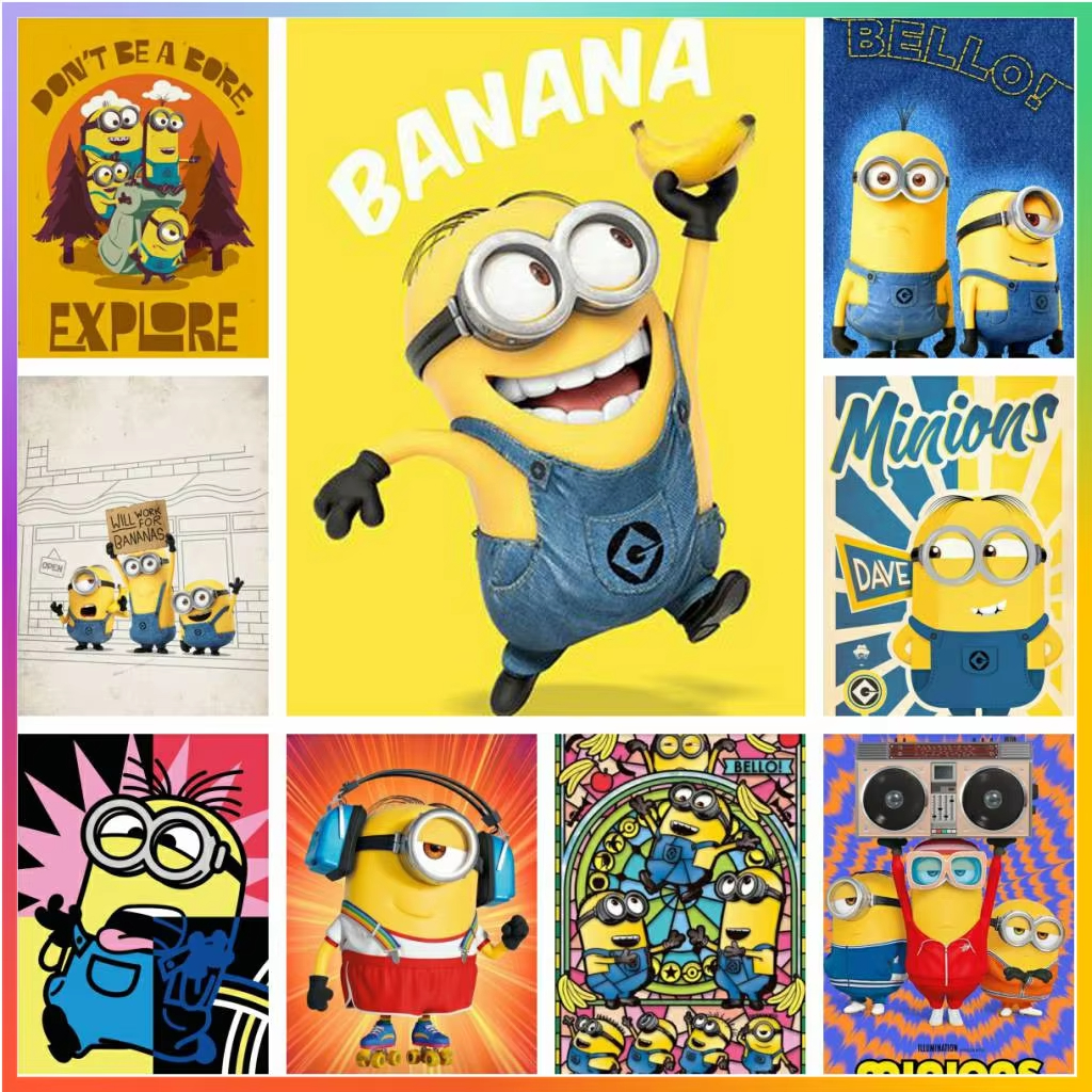 Embroidery Artist - Cartoon Lovely Cute-M-Minions Diamond Painting Puzzle