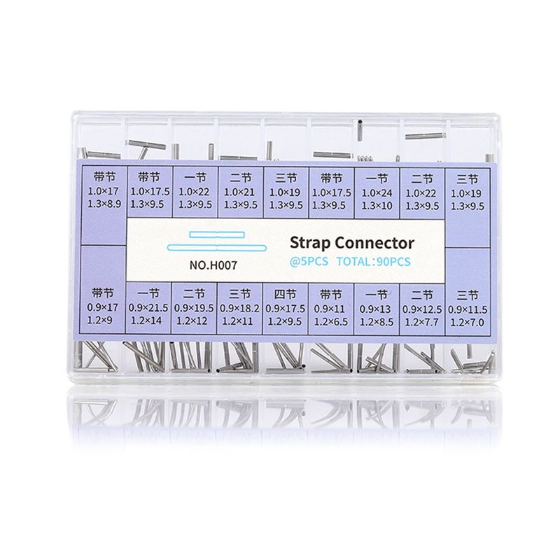 Embroidery Bracelet - Feb.90Pcs Bracelet Removable Link Pin Tube