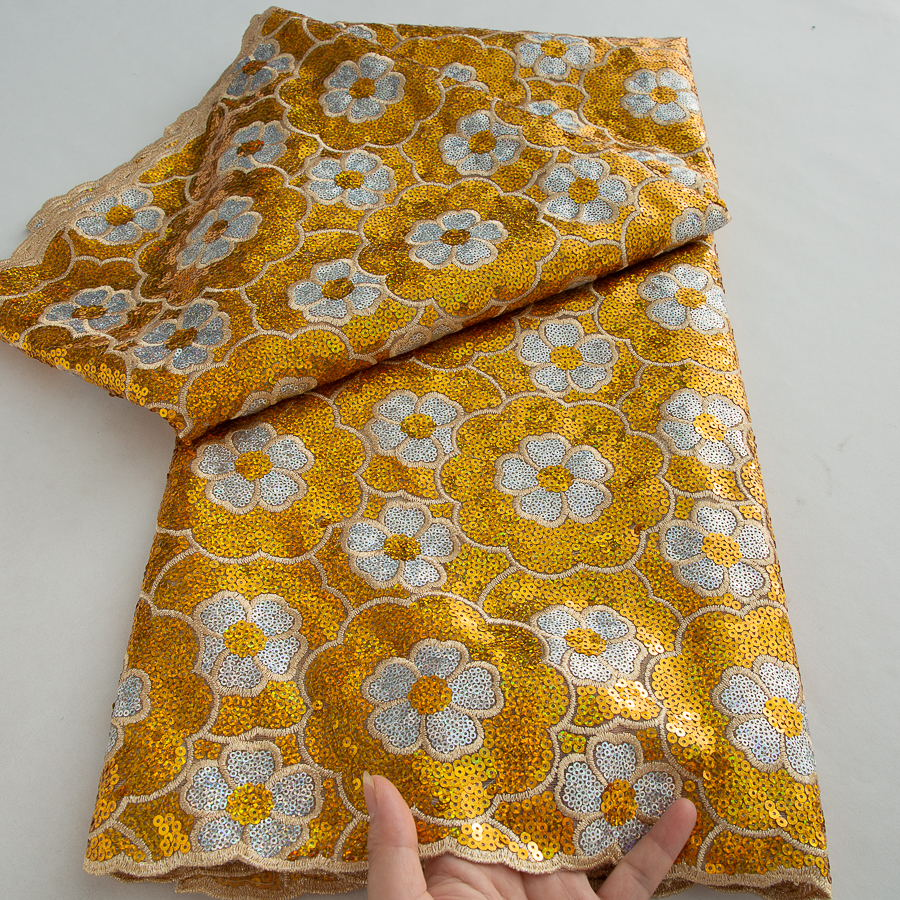 Velvet Fabric Embroidery - 2025 African Velvet Lace Fabric High