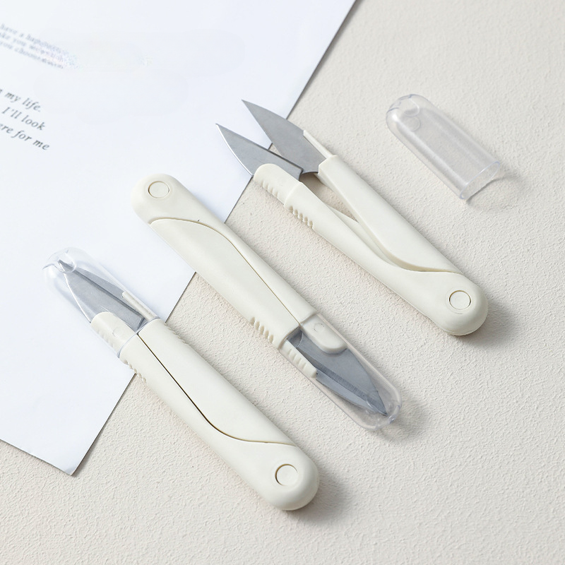 Embroidery Scissors Small - Portable Craft Scissors with Cover, Stainless