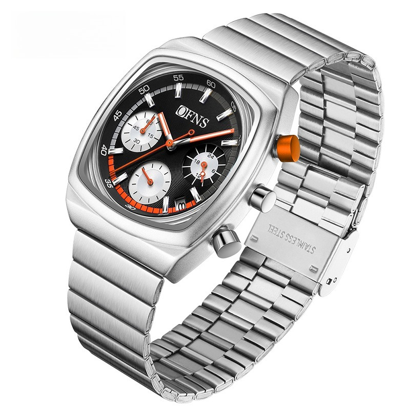 Embroidery Bracelet - Small square watch men's hot-selling six-pin