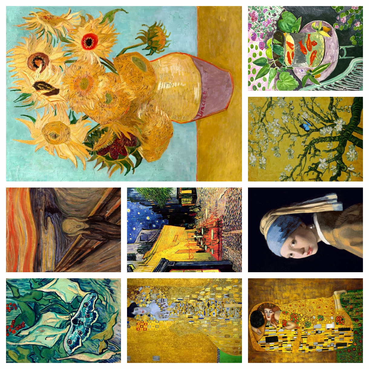 Embroidery Artist - Famous Artist Salvador Dali,Van Gogh,Gustav Klimt