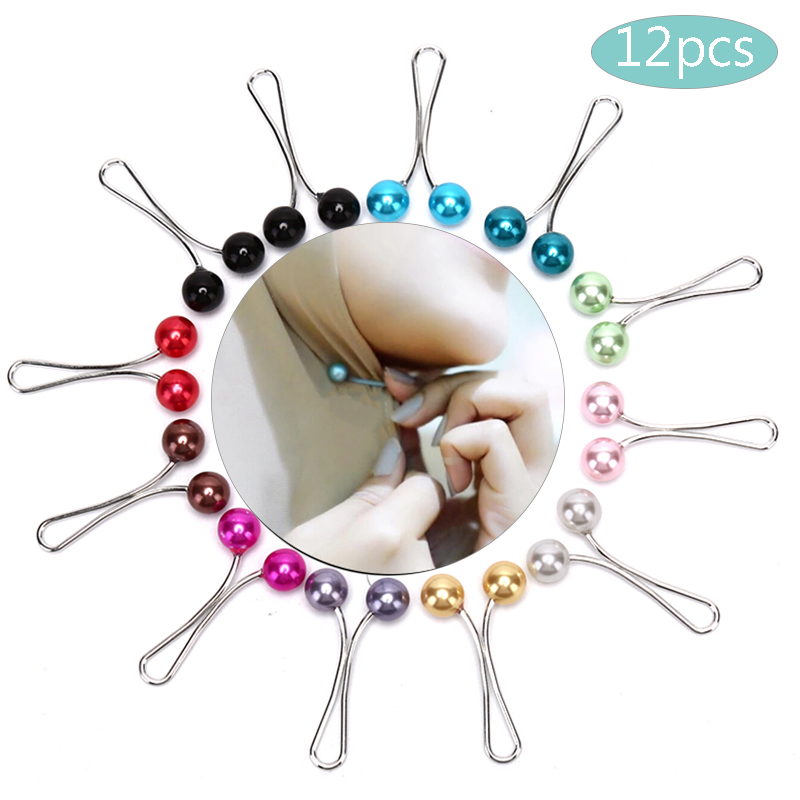 Embroidery Eyebrow - 12pcs/lot Pearl Brooch Pins Pin Clothes
