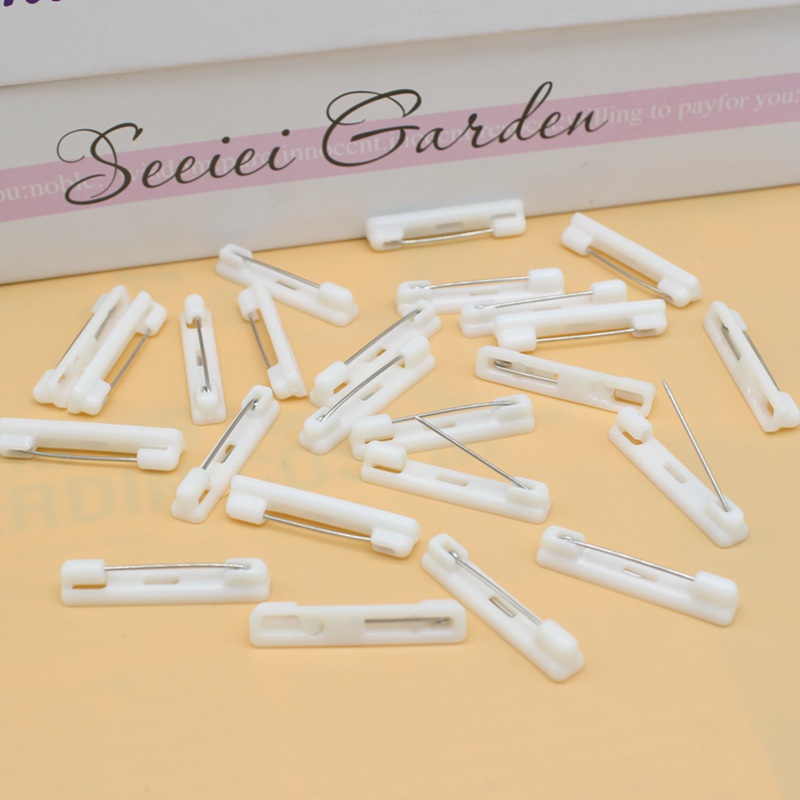 Embroidery Eyebrow - 50PCS 2.1cm 3.1cm white black adhesive