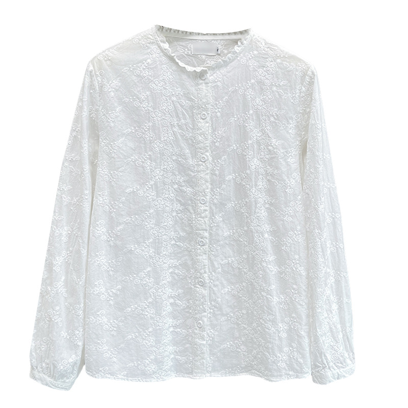 Embroidery Artist - Plus Size Women's Blouses 2025 Autumn