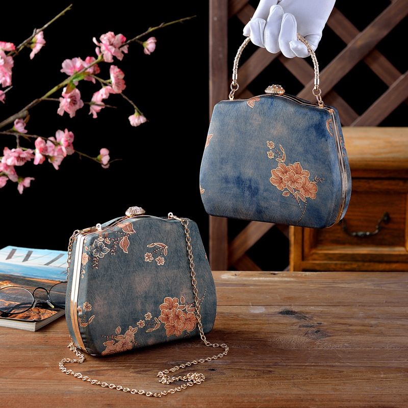 Embroidery Kit Pouch - Fashion Women Embroidery Evening Bags Silk