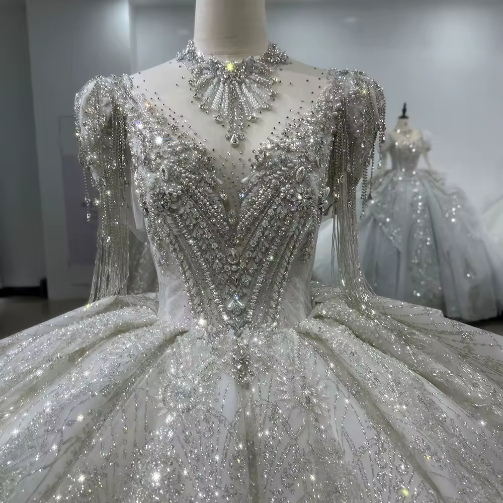 Bridal Wedding Dress Short Sle – обзор и цена Embroidery Organza