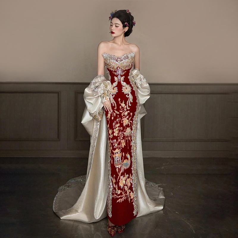 Xiuhe Clothing 2026 New Tube T – обзор и цена Embroidery In Indonesia