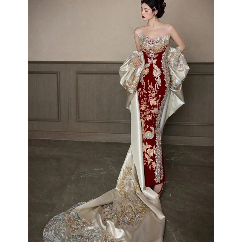 Xiuhe Clothing 2026 New Tube T – обзор и цена Embroidery In Indonesia