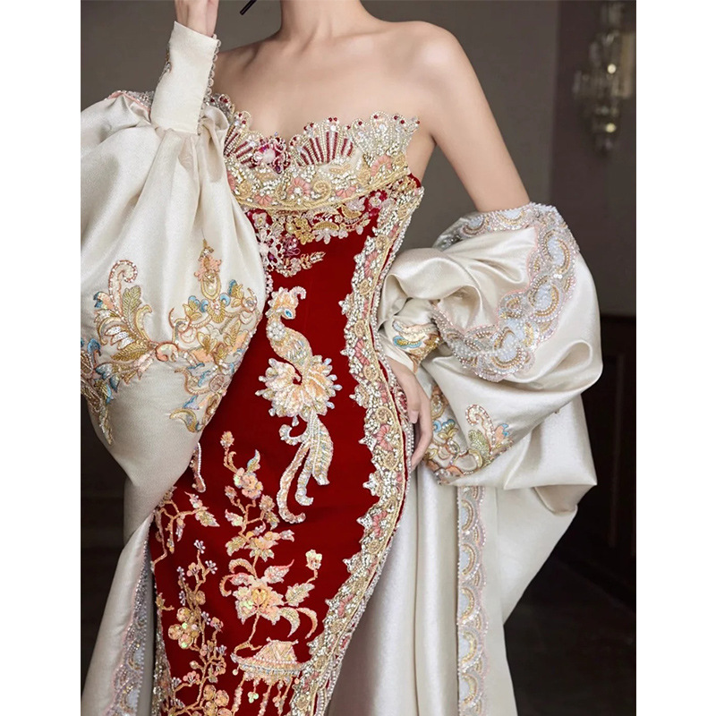 Xiuhe Clothing 2026 New Tube T – обзор и цена Embroidery In Indonesia