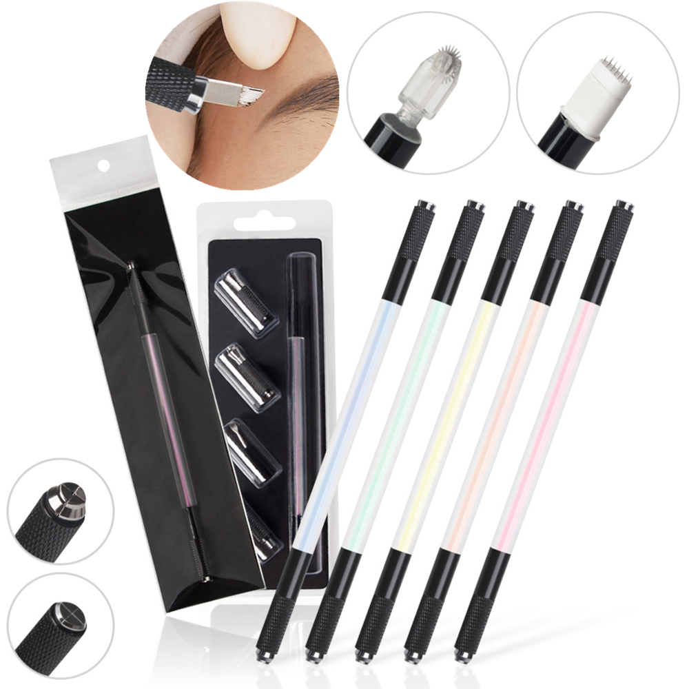 1pcs Manual Tattoo Pen Microbl – обзор и цена Embroidery Eyebrow