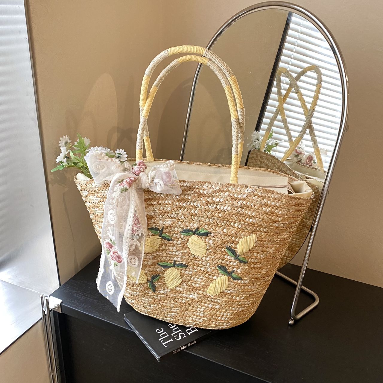Large Capacity Beach Shoulder  – обзор и цена Embroidery Kit Pouch