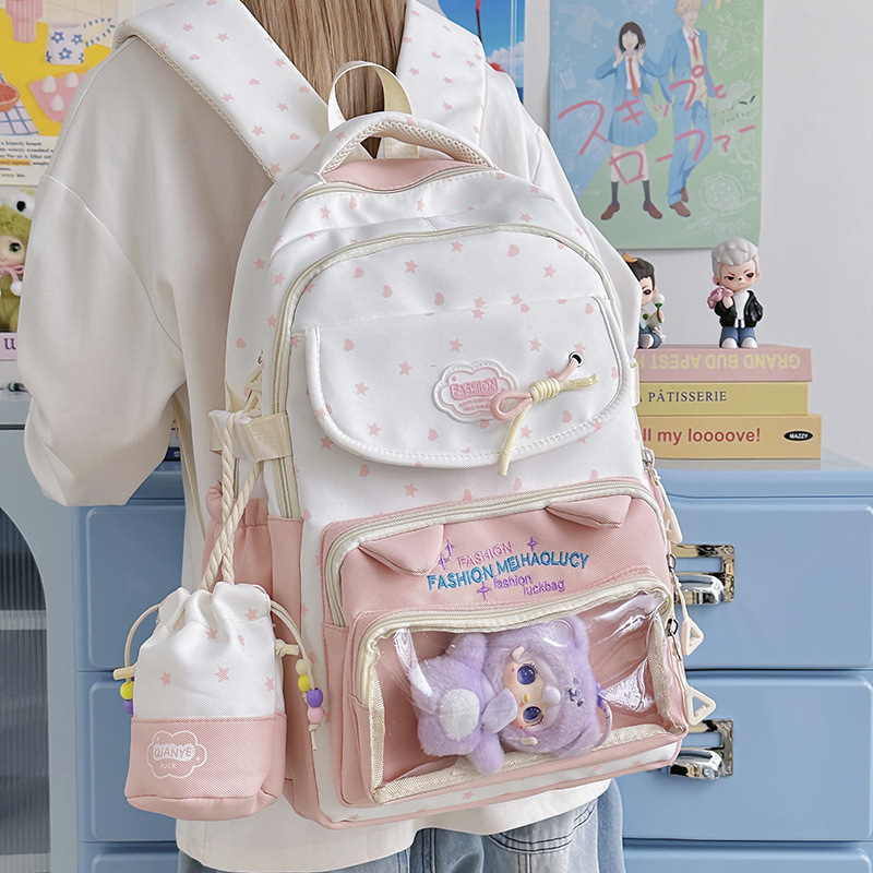 New Cute Transparent Anime Bac – обзор и цена Embroidery Keychain