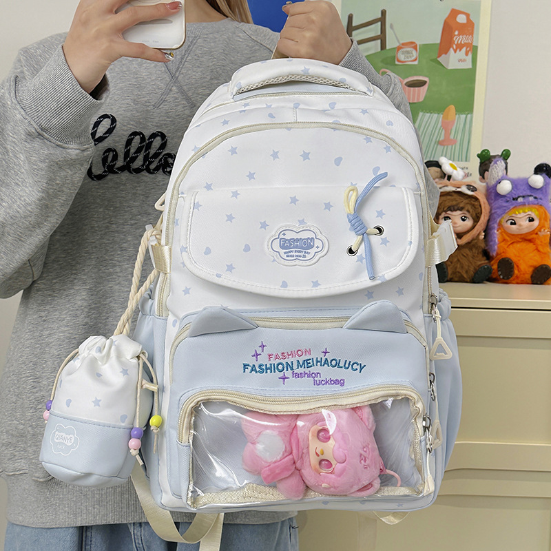 New Cute Transparent Anime Bac – обзор и цена Embroidery Keychain