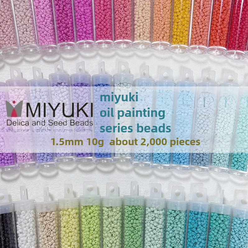MIYUKI RR15 1.5mm Oil Painting – обзор и цена Embroidery Bracelet