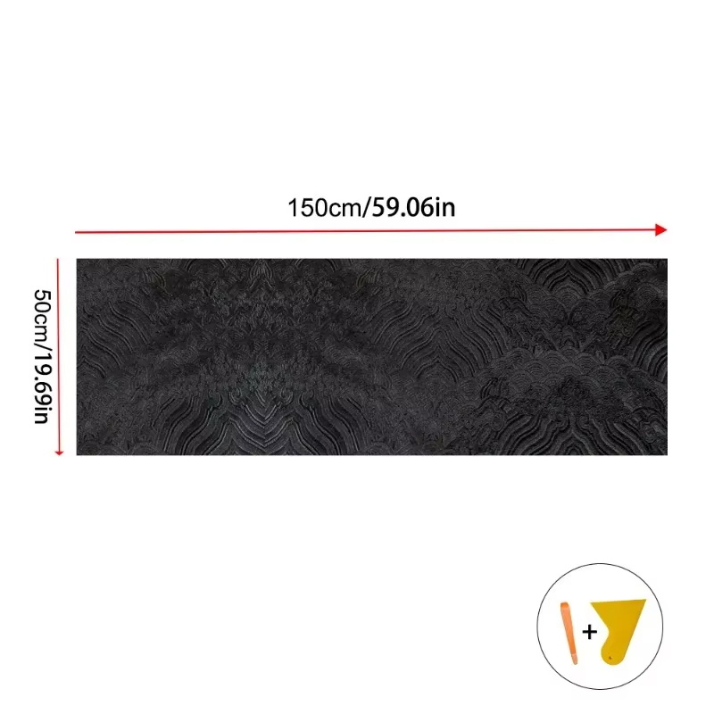 Car Interior Stickers High-Gra – обзор и цена Velvet Fabric Embroidery