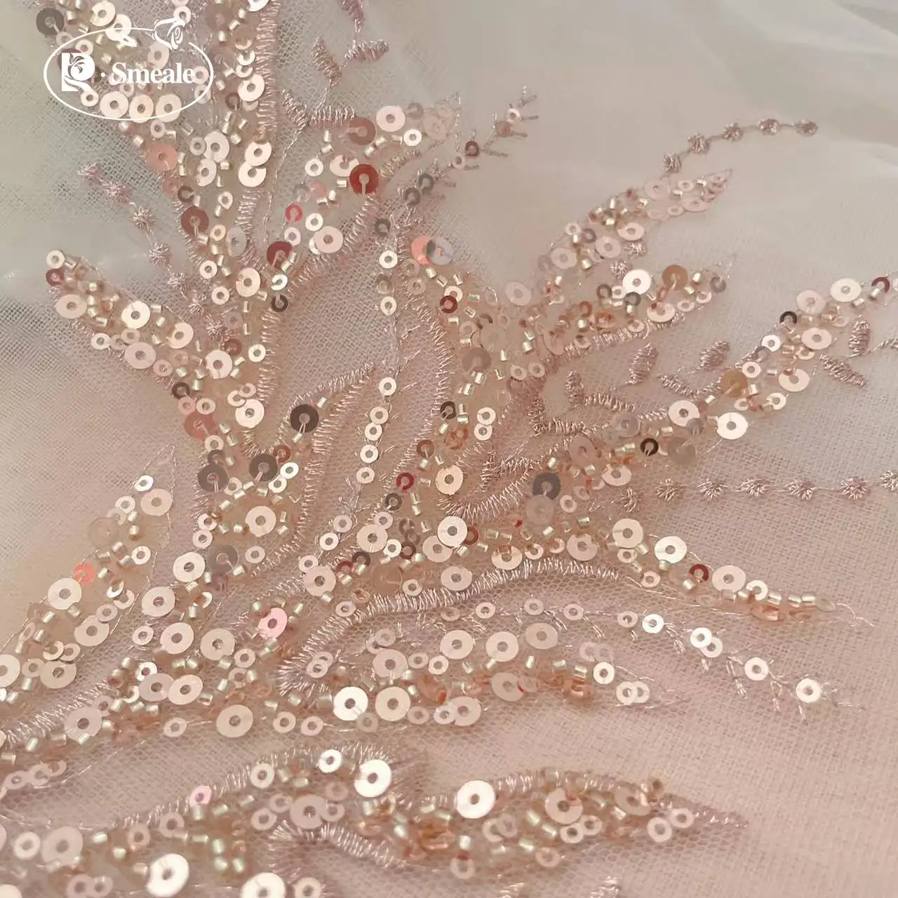 5Pair-2Pair.Rose Gold Sequin T – обзор и цена Embroidery Roses