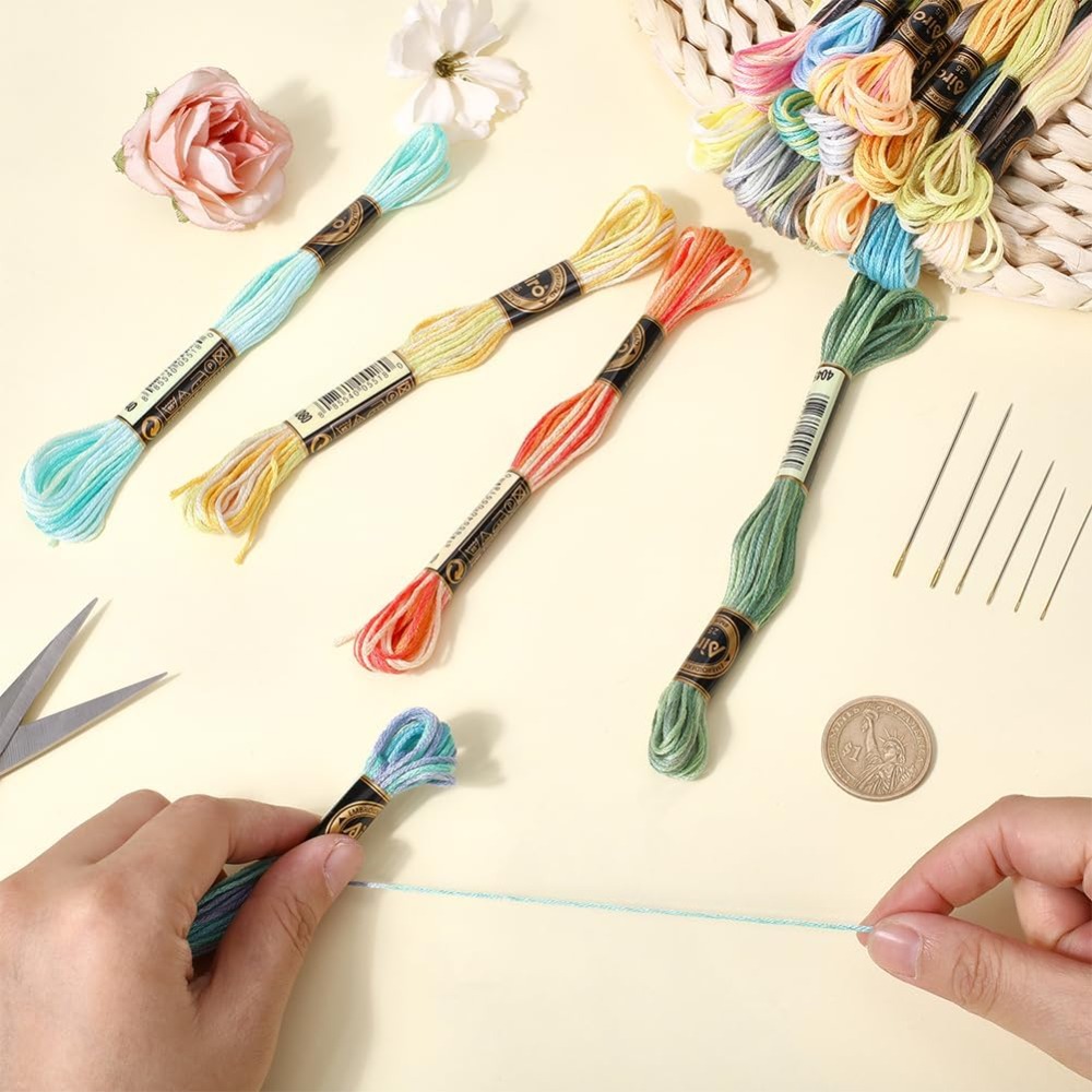 18 Skeins 6-Ply Polyester Embr – обзор и цена Embroidery Floss