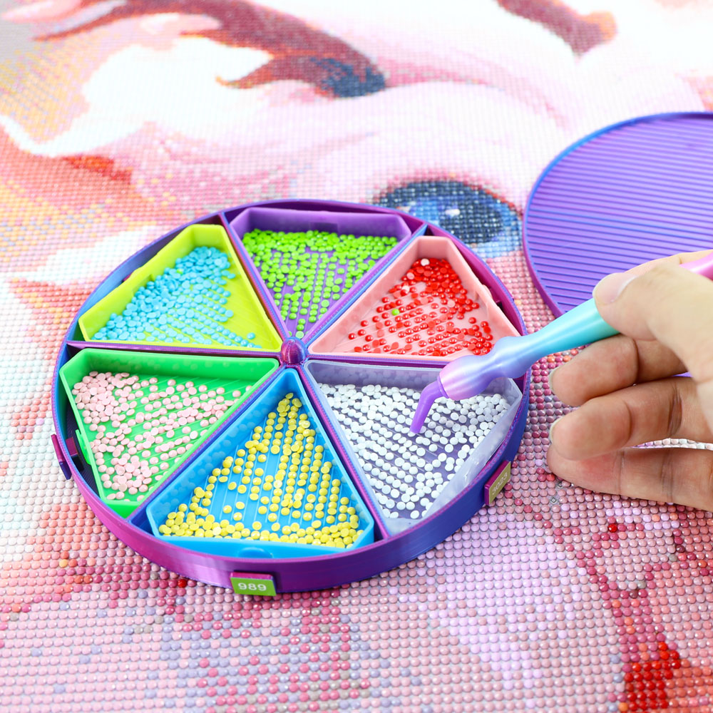 Rotation Beads Tray Organizer  – обзор и цена Embroidery Kit Starter