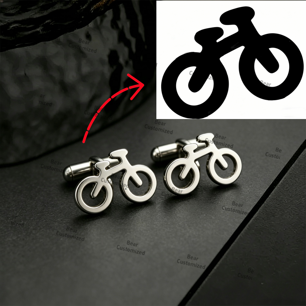 Men Custom Logo Tie Clip Cuffl – обзор и цена Embroidery Initials