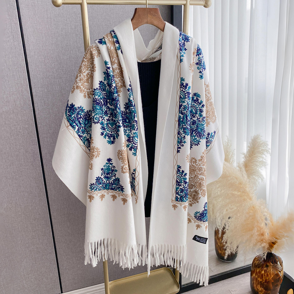 Women Fashion Winter Warm Cash – обзор и цена Embroidery Pashmina