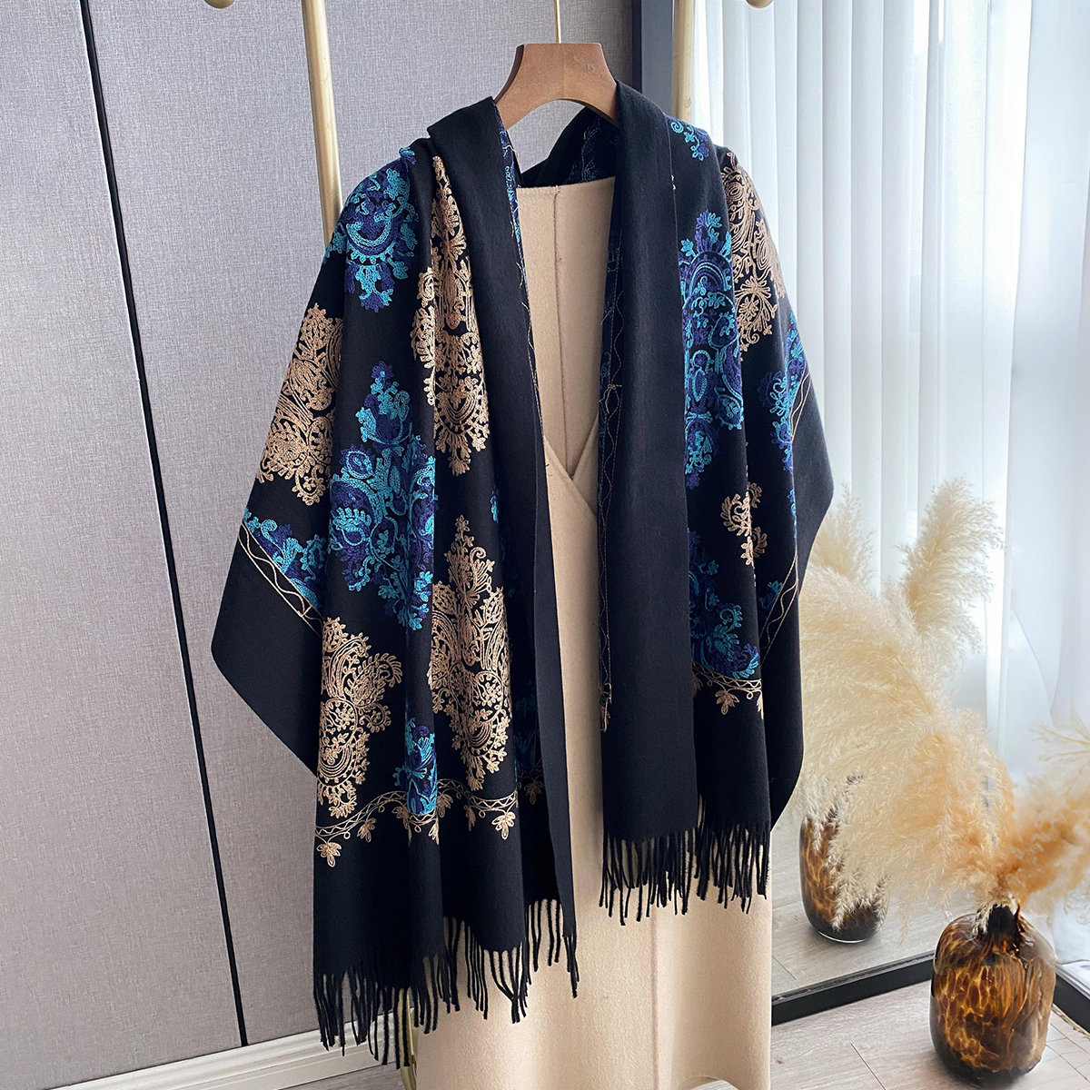 Women Fashion Winter Warm Cash – обзор и цена Embroidery Pashmina