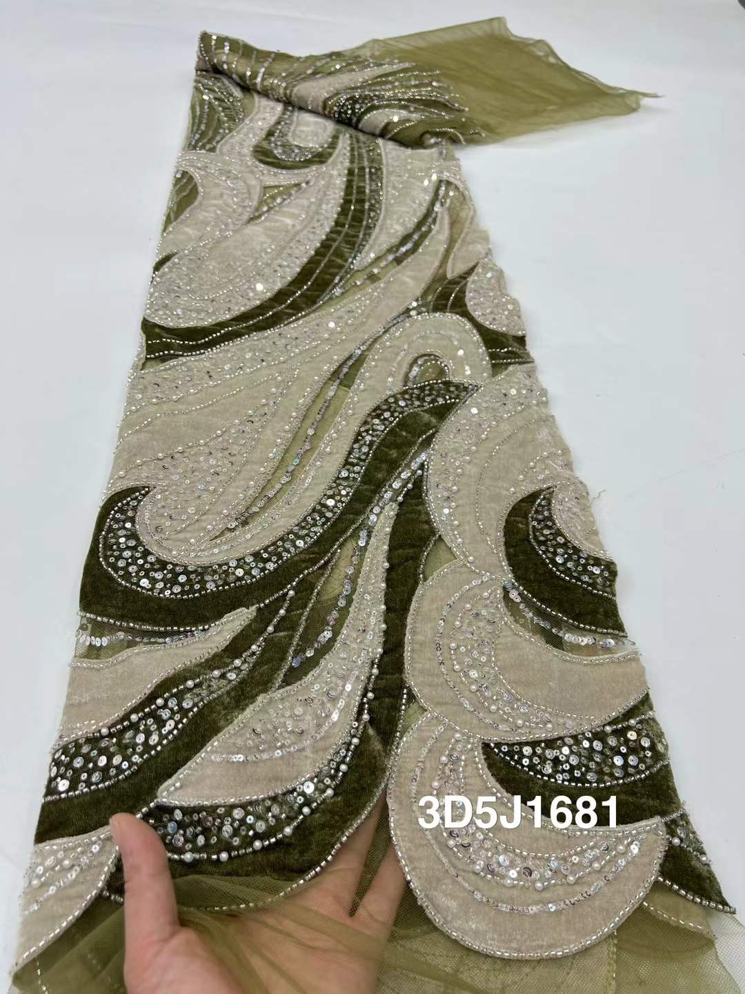 African Beads Velvet Lace Fabr – обзор и цена Velvet Fabric Embroidery