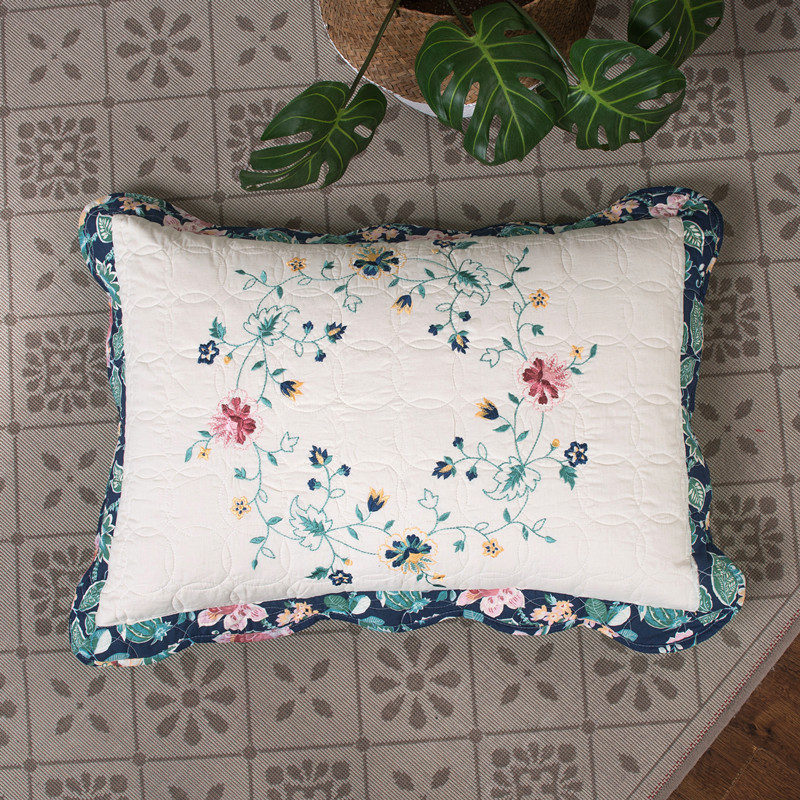 Floral Cotton Quilt Set, Quilt – обзор и цена Embroidery Quilt Cover
