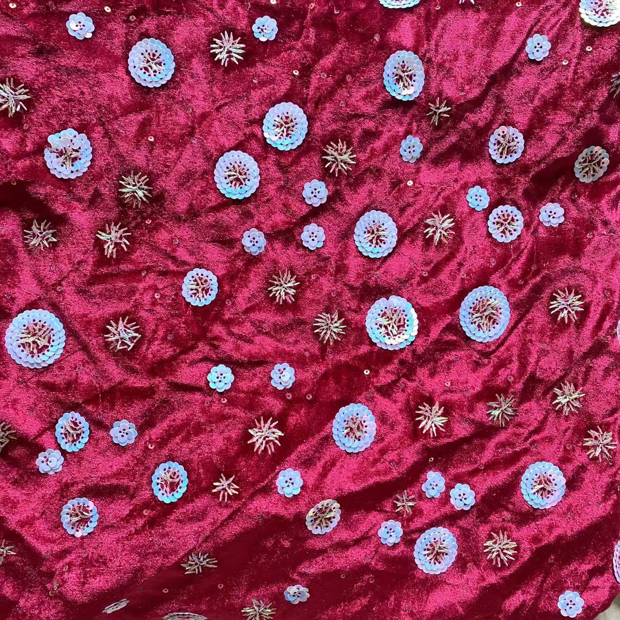 Velvet rolls bead tubes gold e – обзор и цена Velvet Fabric Embroidery
