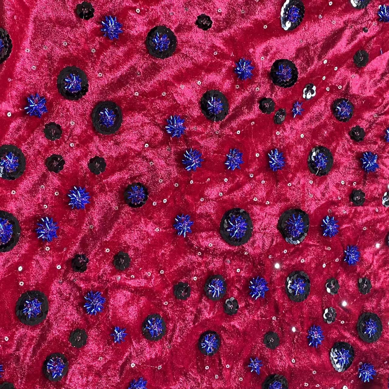 Velvet rolls bead tubes gold e – обзор и цена Velvet Fabric Embroidery