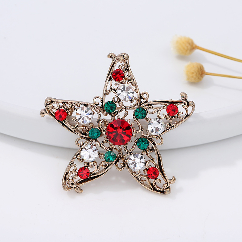 Christmas series jewelry brooc – обзор и цена Embroidery Eyebrow