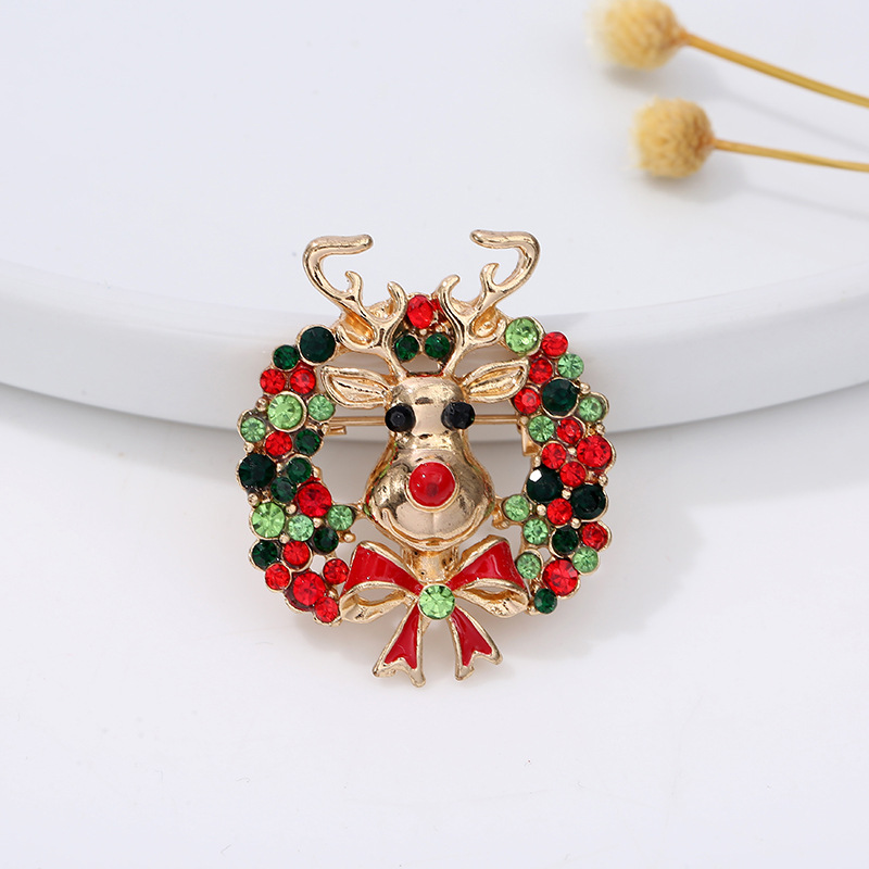Christmas series jewelry brooc – обзор и цена Embroidery Eyebrow