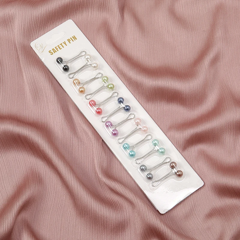 12pcs/Bag Muslim Hijab Pins Sc – обзор и цена Embroidery Eyebrow