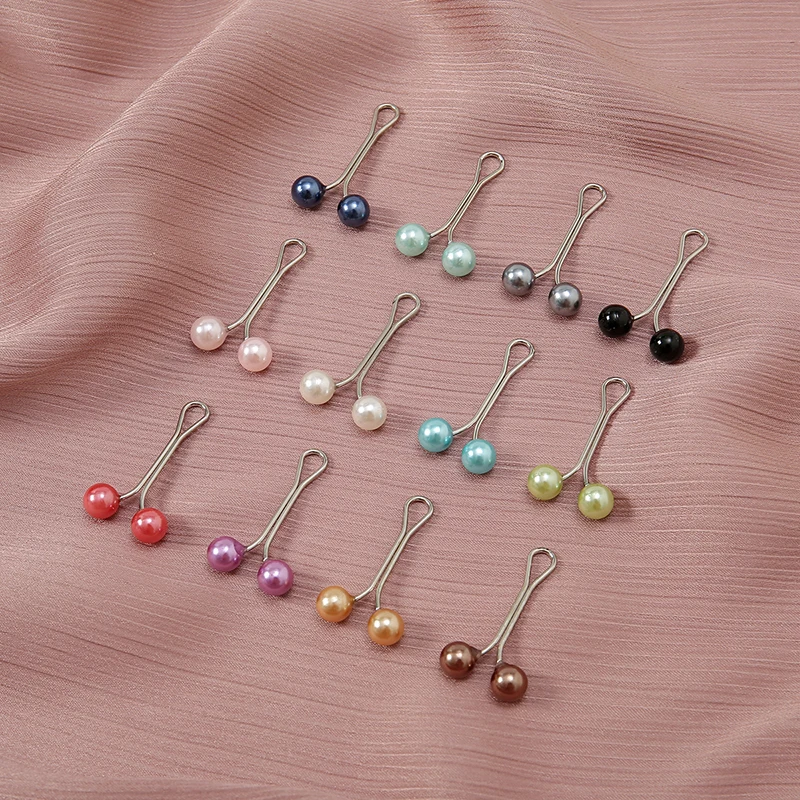 12pcs/Bag Muslim Hijab Pins Sc – обзор и цена Embroidery Eyebrow