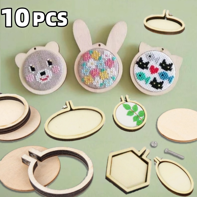10PCS Mini Embroidery Hoop Woo – обзор и цена Embroidery Ring