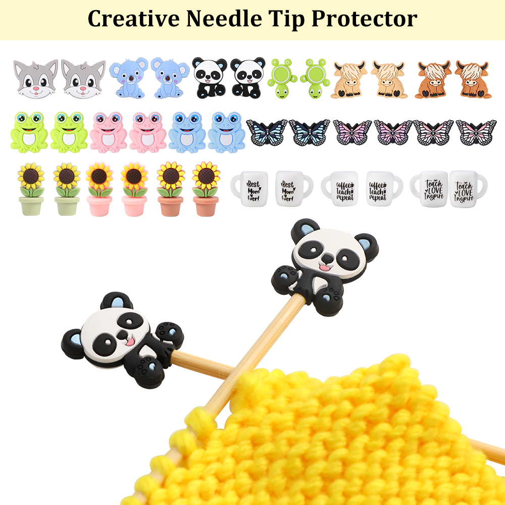 Knitting Needle Stoppers Needl – обзор и цена Embroidery Quilt Cover
