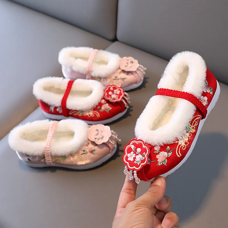 Velvet Cotton Shoes Winter Chi – обзор и цена Velvet Fabric Embroidery