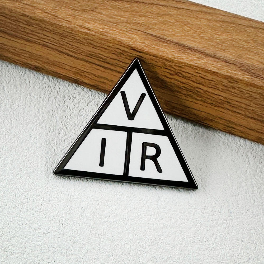 Ohm'S Law Triangle Brooch Phys – обзор и цена Embroidery Initials