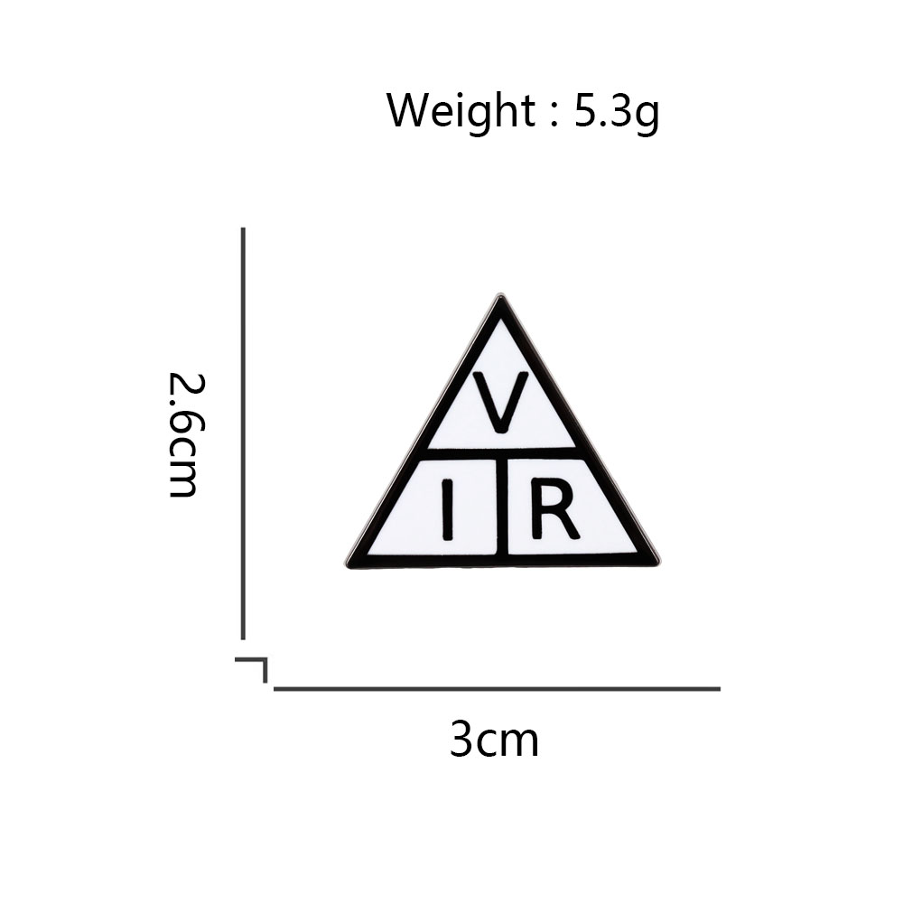 Ohm'S Law Triangle Brooch Phys – обзор и цена Embroidery Initials