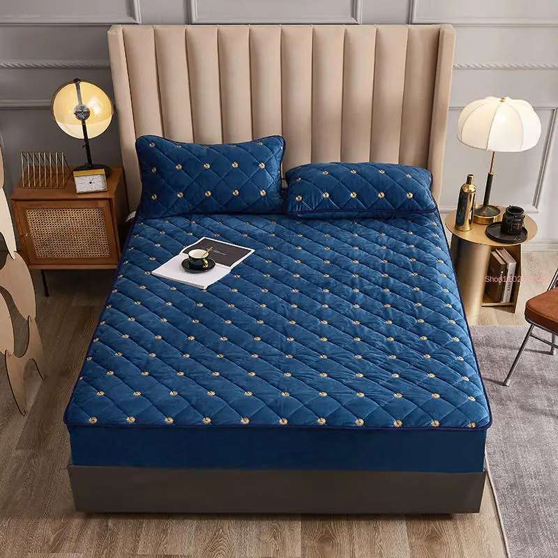 Embroidery Mattress Cover Thic – обзор и цена Embroidery Quilt Cover