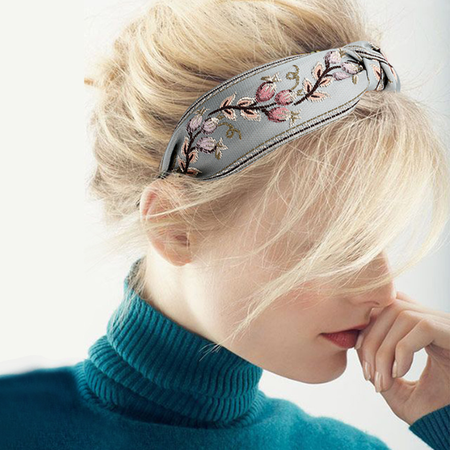 New Retro Knotted Headband For – обзор и цена Embroidery Ring