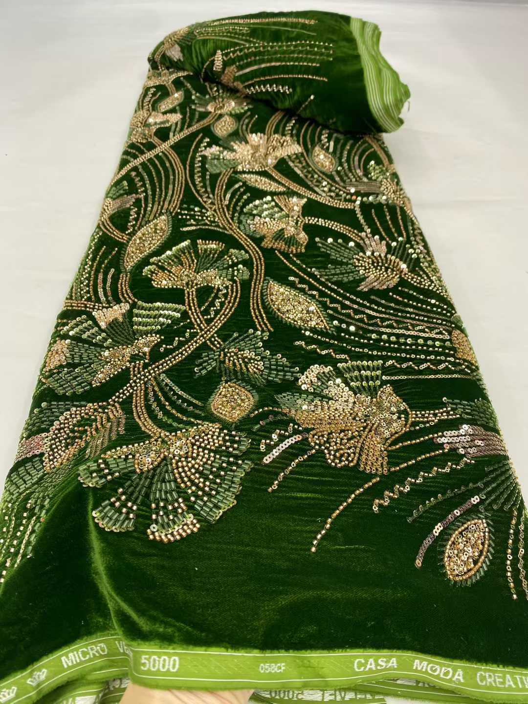 Luxury African Velvet Lace Fab – обзор и цена Velvet Fabric Embroidery