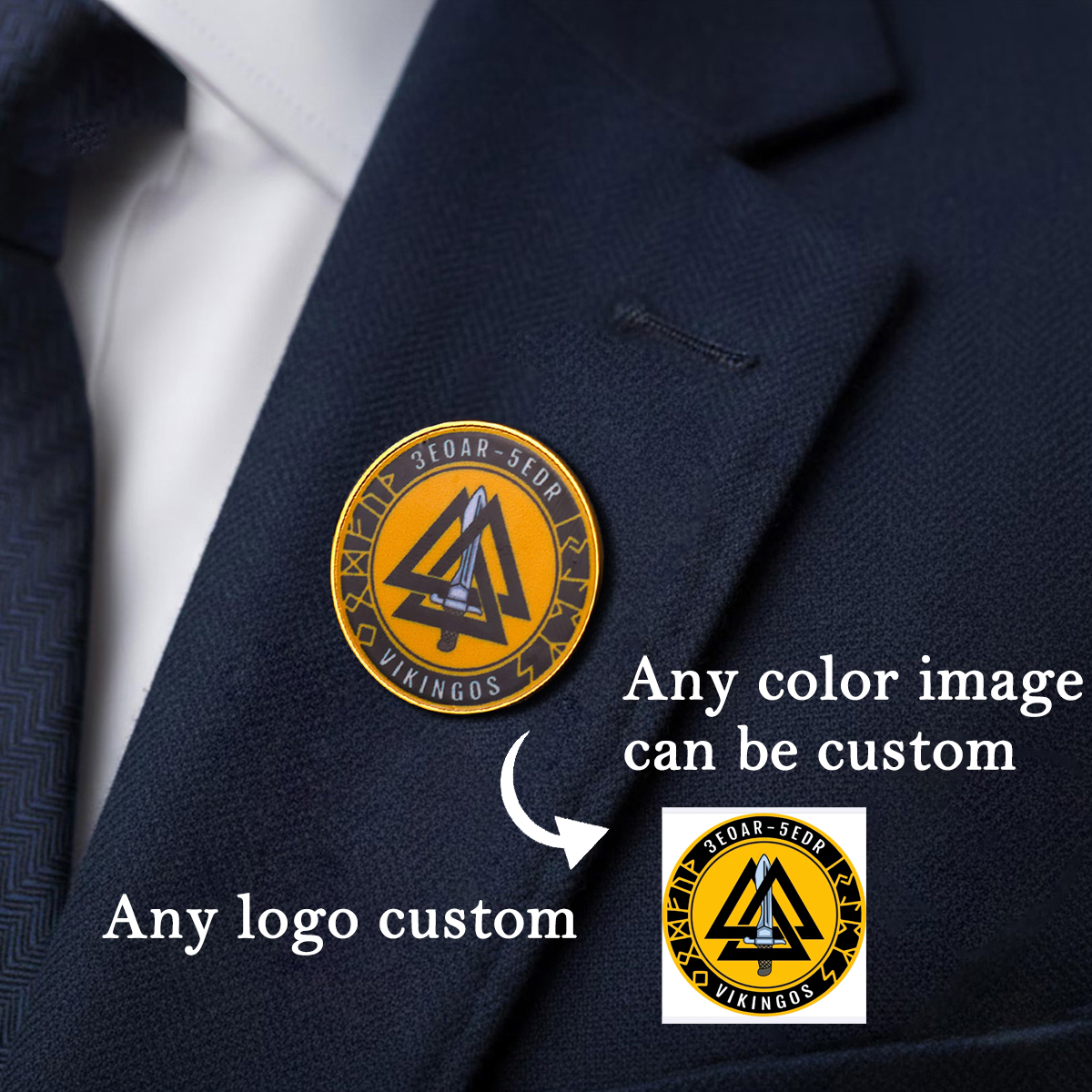 Custom Any Shape Logo Badge Co – обзор и цена Embroidery Initials