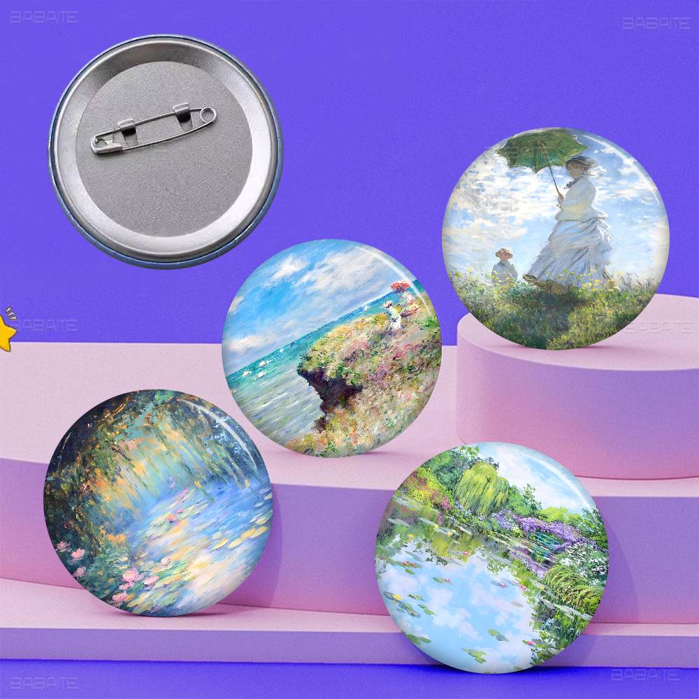 Famous Monet Modem Abstract La – обзор и цена Embroidery Initials