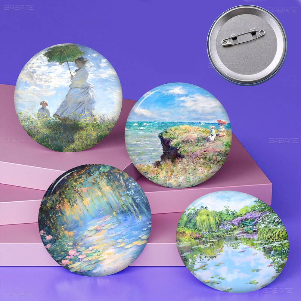 Famous Monet Modem Abstract La – обзор и цена Embroidery Initials