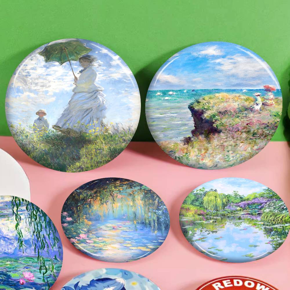 Famous Monet Modem Abstract La – обзор и цена Embroidery Initials