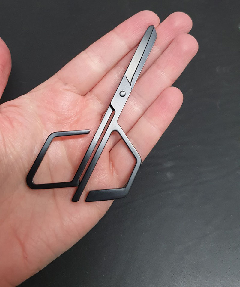 1Pcs Black Silver Irregular Sc – обзор и цена Embroidery Scissors Small