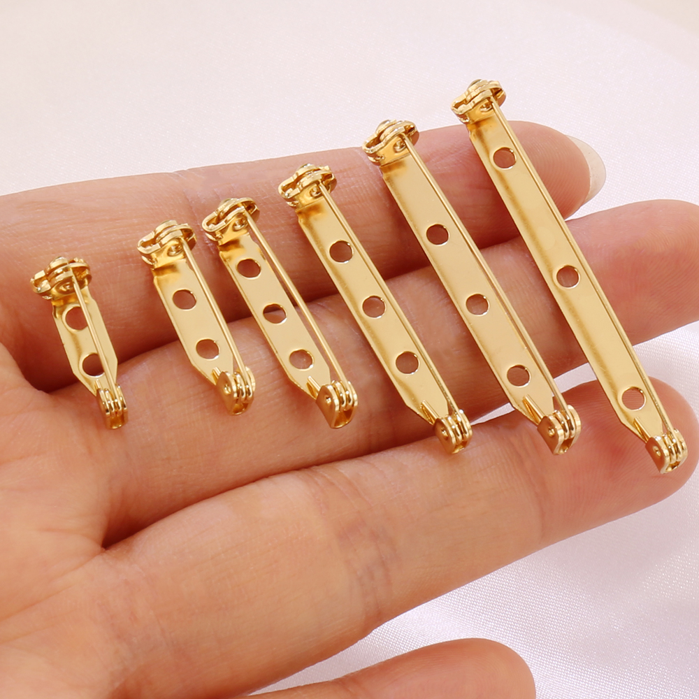 10pcs 17-45mm Brooch Clip Base – обзор и цена Embroidery Simple