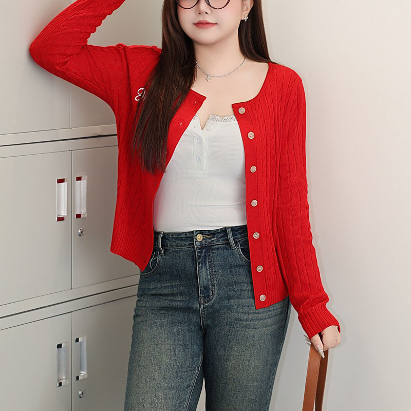 Fashion Plus Size Women's Swea – обзор и цена Embroidery Red